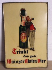 Mainzer Aktien Bier Schild 4